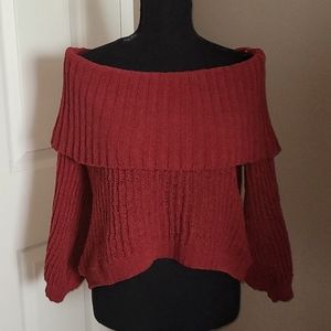 STREETWEAR SOCIETY Maroon Knit Sweater